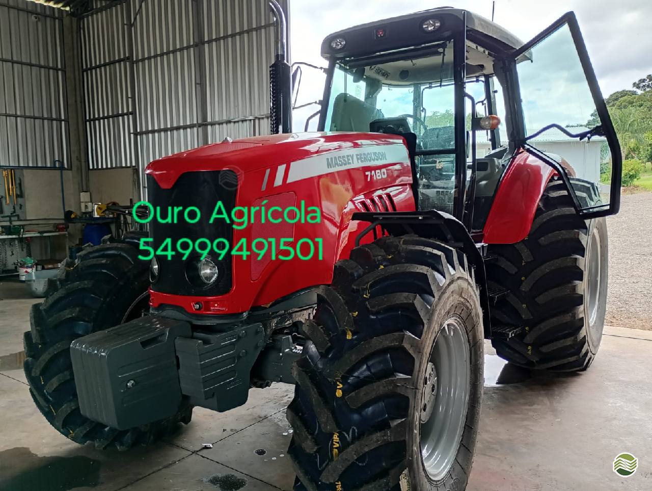 TRATOR MASSEY FERGUSON MF 7180 Tração 4x4 Ouro Agrícola SANANDUVA RIO GRANDE DO SUL RS